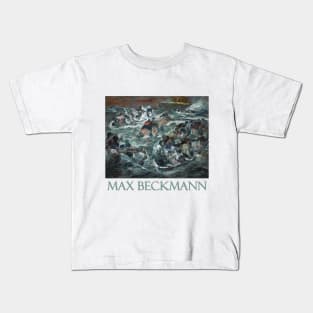 Sinking of the Titanic by Max Beckmann Kids T-Shirt